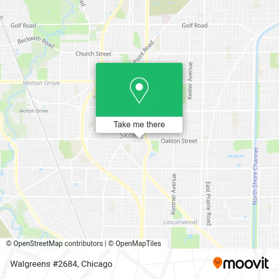 Walgreens #2684 map