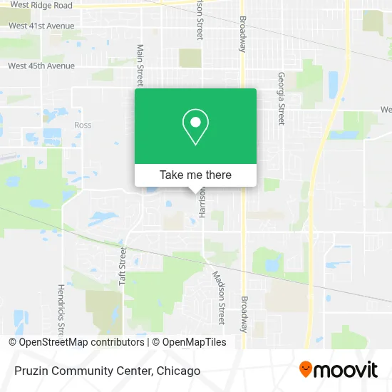 Pruzin Community Center map