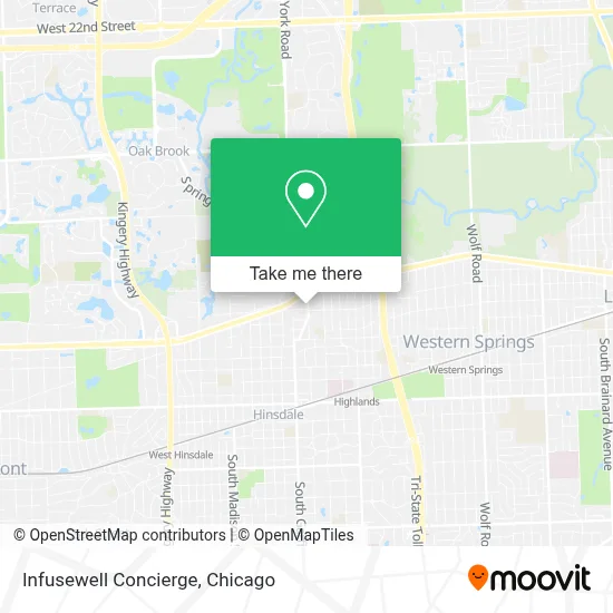 Infusewell Concierge map