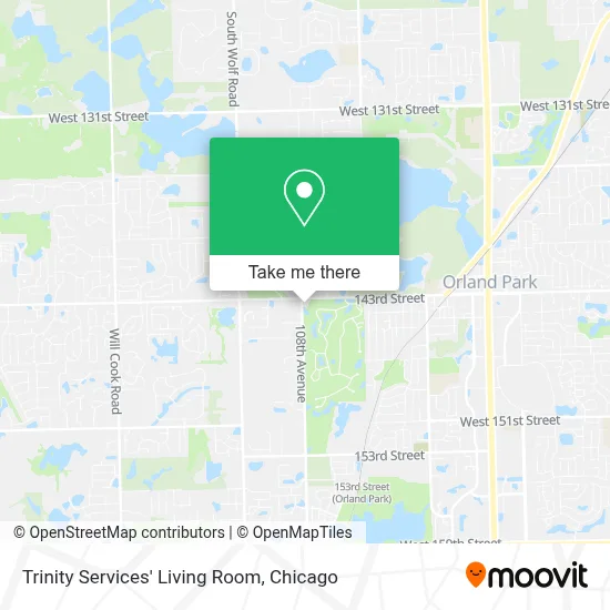 Trinity Services' Living Room map