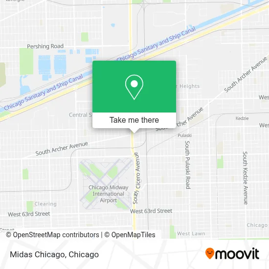 Midas Chicago map