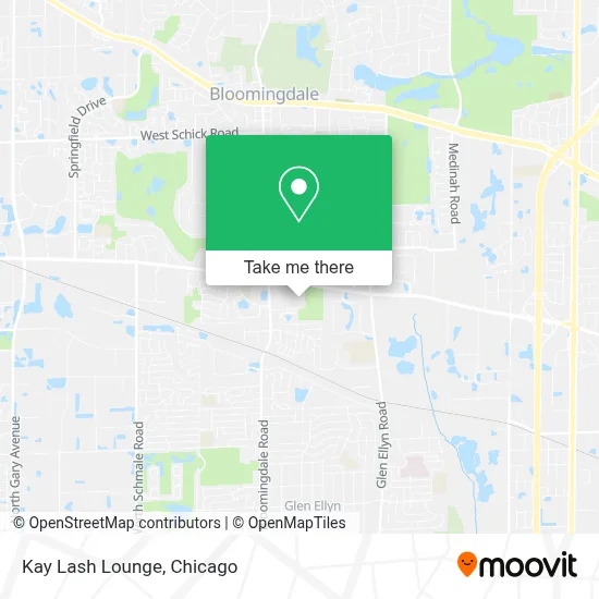 Kay Lash Lounge map