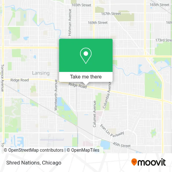 Shred Nations map