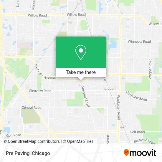 Pre Paving map
