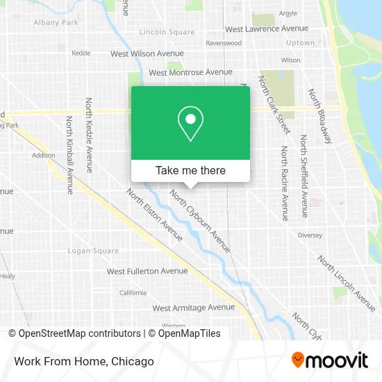 Work From Home map