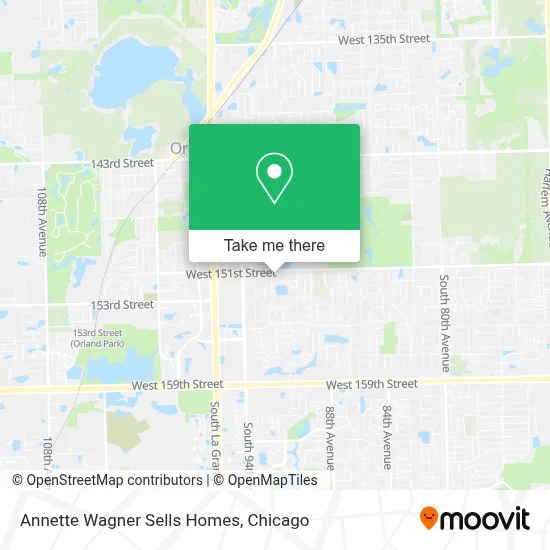 Annette Wagner Sells Homes map
