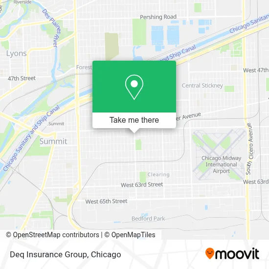 Deq Insurance Group map