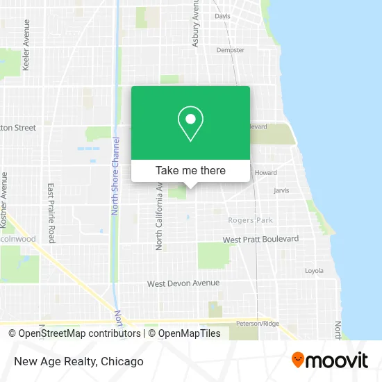 New Age Realty map