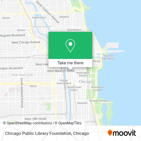 Chicago Public Library Foundation map