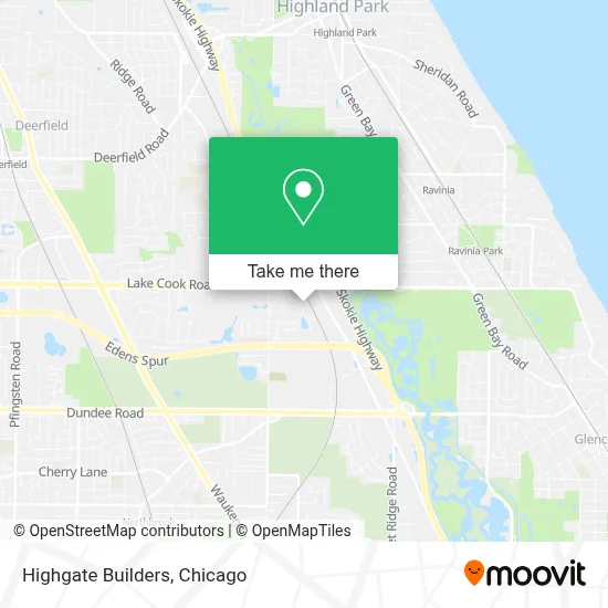 Highgate Builders map