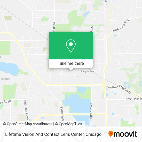 Lifetime Vision And Contact Lens Center map