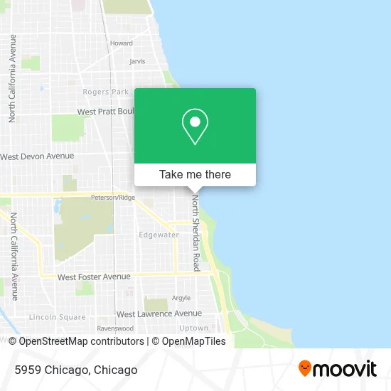5959 Chicago map