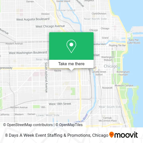 8 Days A Week Event Staffing & Promotions map