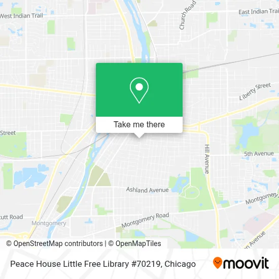 Peace House Little Free Library #70219 map