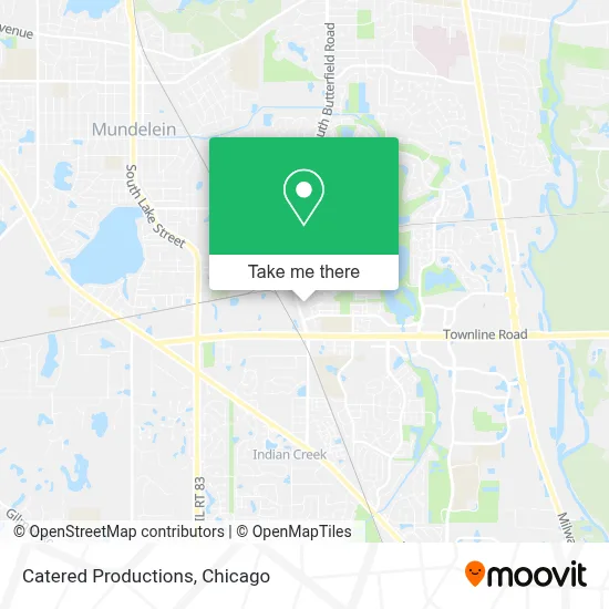 Catered Productions map