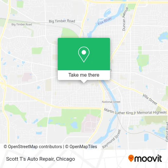 Scott T's Auto Repair map