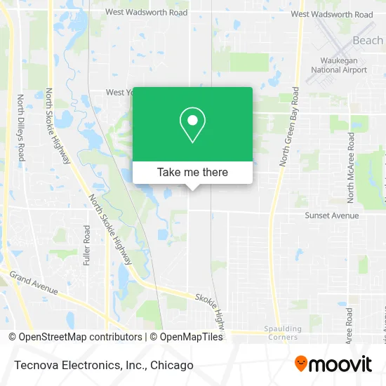 Tecnova Electronics, Inc. map