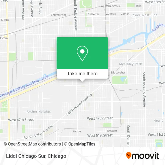Liddi Chicago Sur map