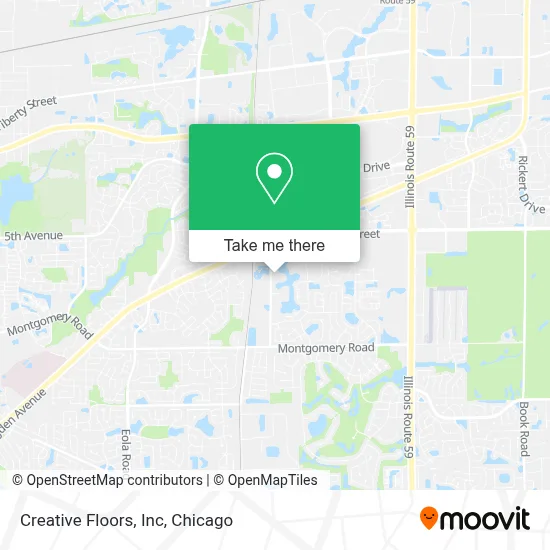 Creative Floors, Inc map