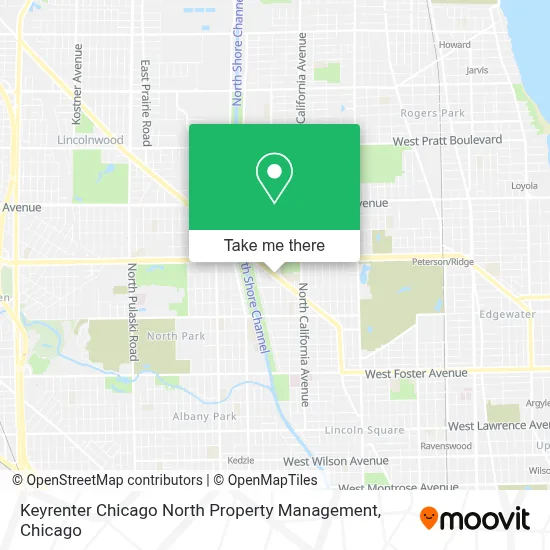 Keyrenter Chicago North Property Management map