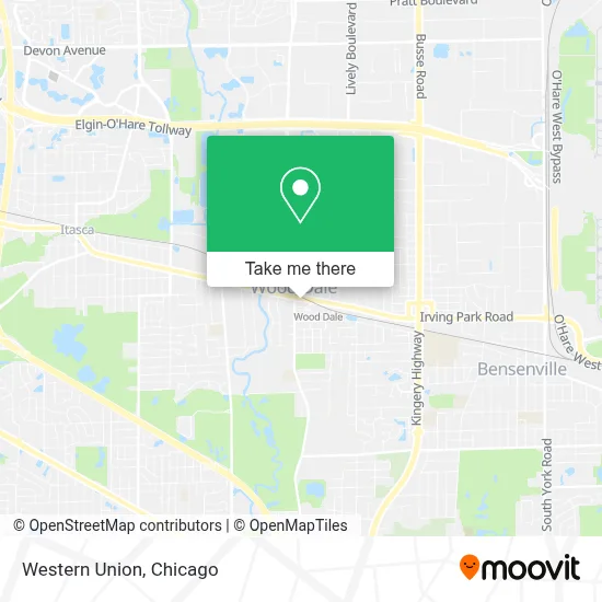 Western Union map