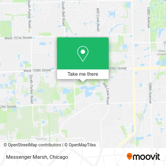 Messenger Marsh map
