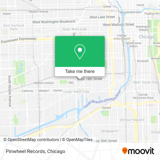 Pinwheel Records map