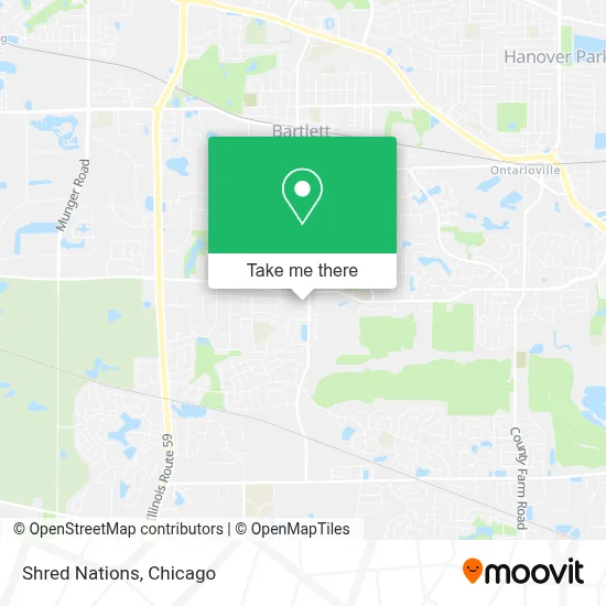 Shred Nations map