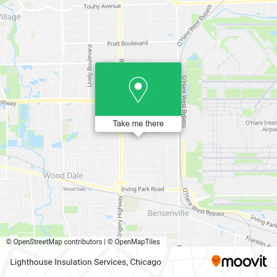 Lighthouse Insulation Services map
