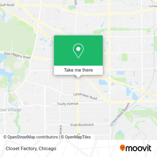 Closet Factory map