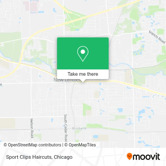 Sport Clips Haircuts map