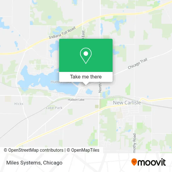 Miles Systems map
