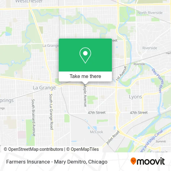 Farmers Insurance - Mary Demitro map