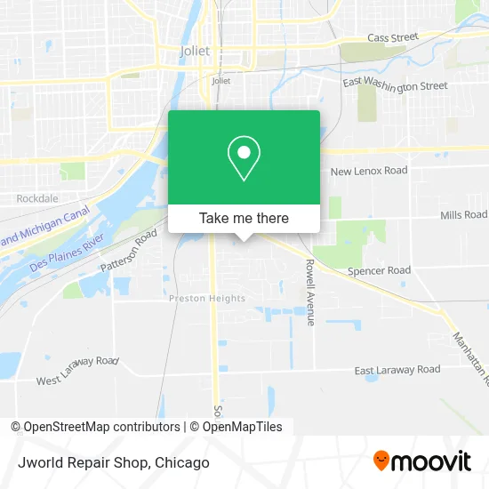 Jworld Repair Shop map
