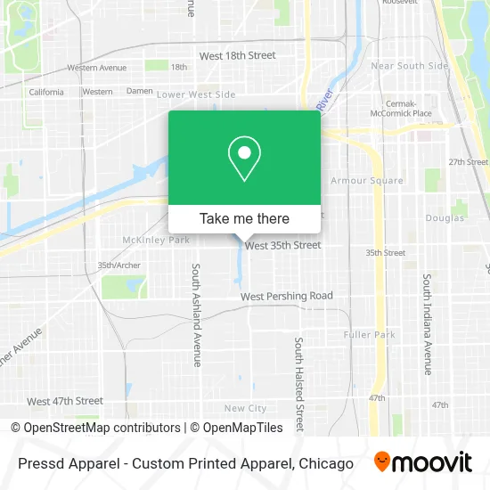 Pressd Apparel - Custom Printed Apparel map