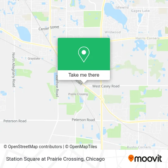 Station Square at Prairie Crossing map