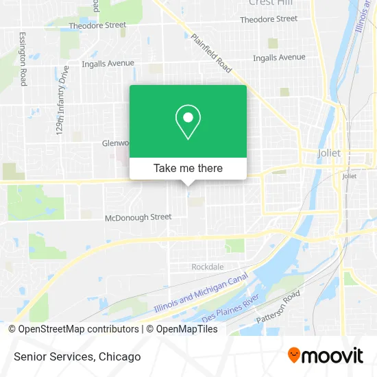 Senior Services map