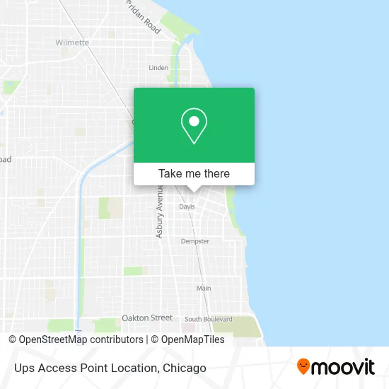 Ups Access Point Location map