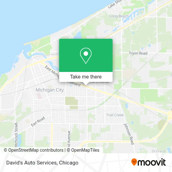 David's Auto Services map