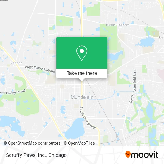 Scruffy Paws, Inc. map