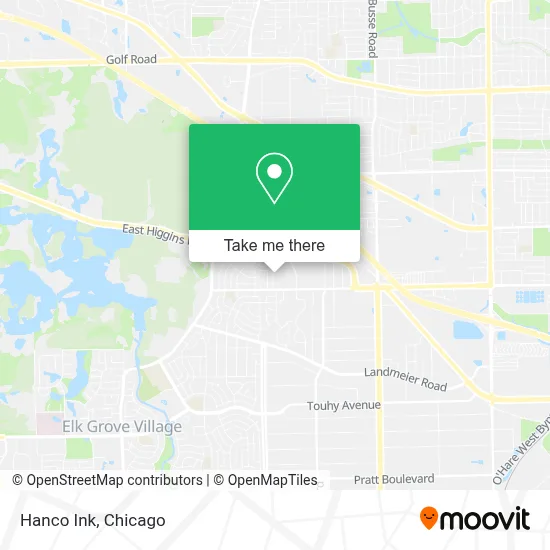 Hanco Ink map