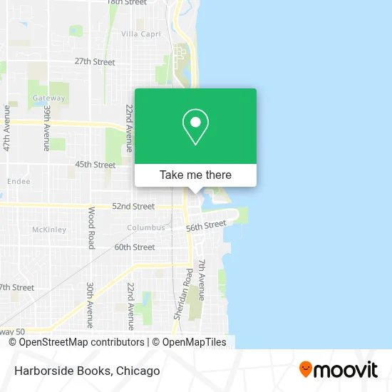 Harborside Books map