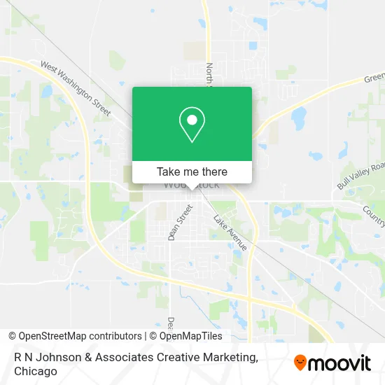 R N Johnson & Associates Creative Marketing map