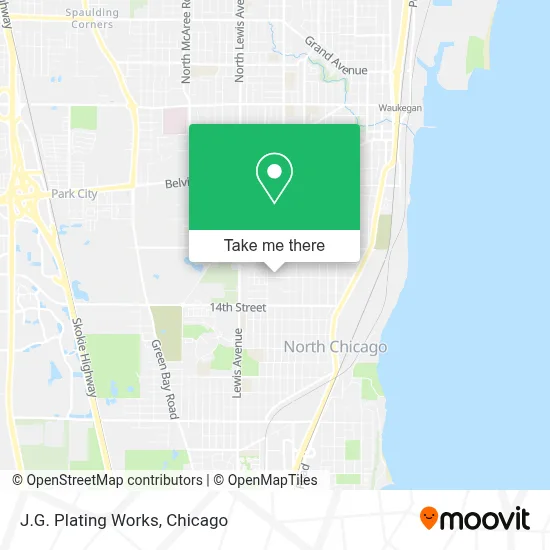 J.G. Plating Works map