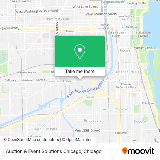 Auction & Event Solutions Chicago map