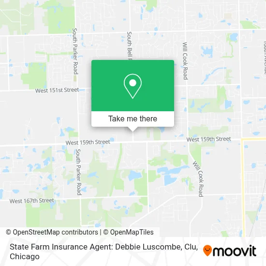 State Farm Insurance Agent: Debbie Luscombe, Clu map