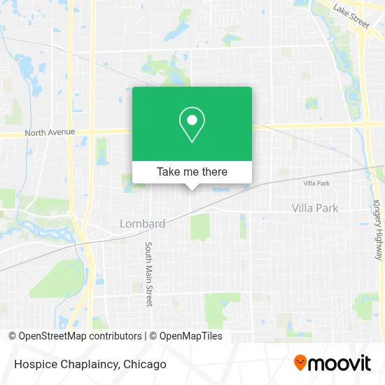 Hospice Chaplaincy map