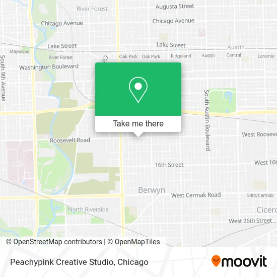 Peachypink Creative Studio map