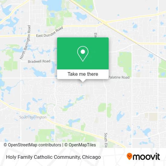 Holy Family Catholic Community map