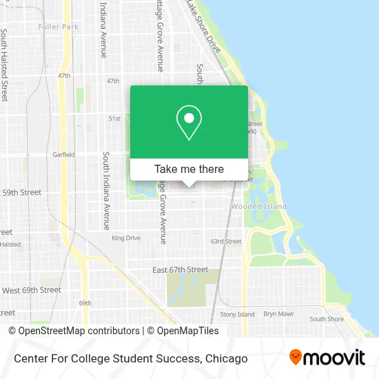 Center For College Student Success map